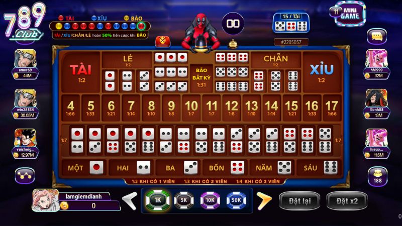 Cách tính kết quả trong Tài Xỉu 789Club